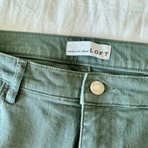 Loft Green Jeans